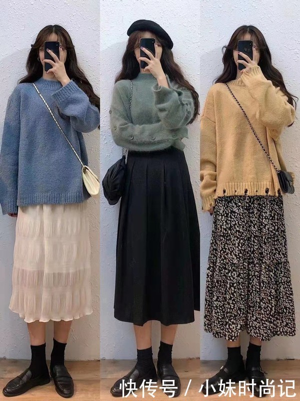 2021早春裙子好多样!要想吸睛得学会搭配,简简单单就很美