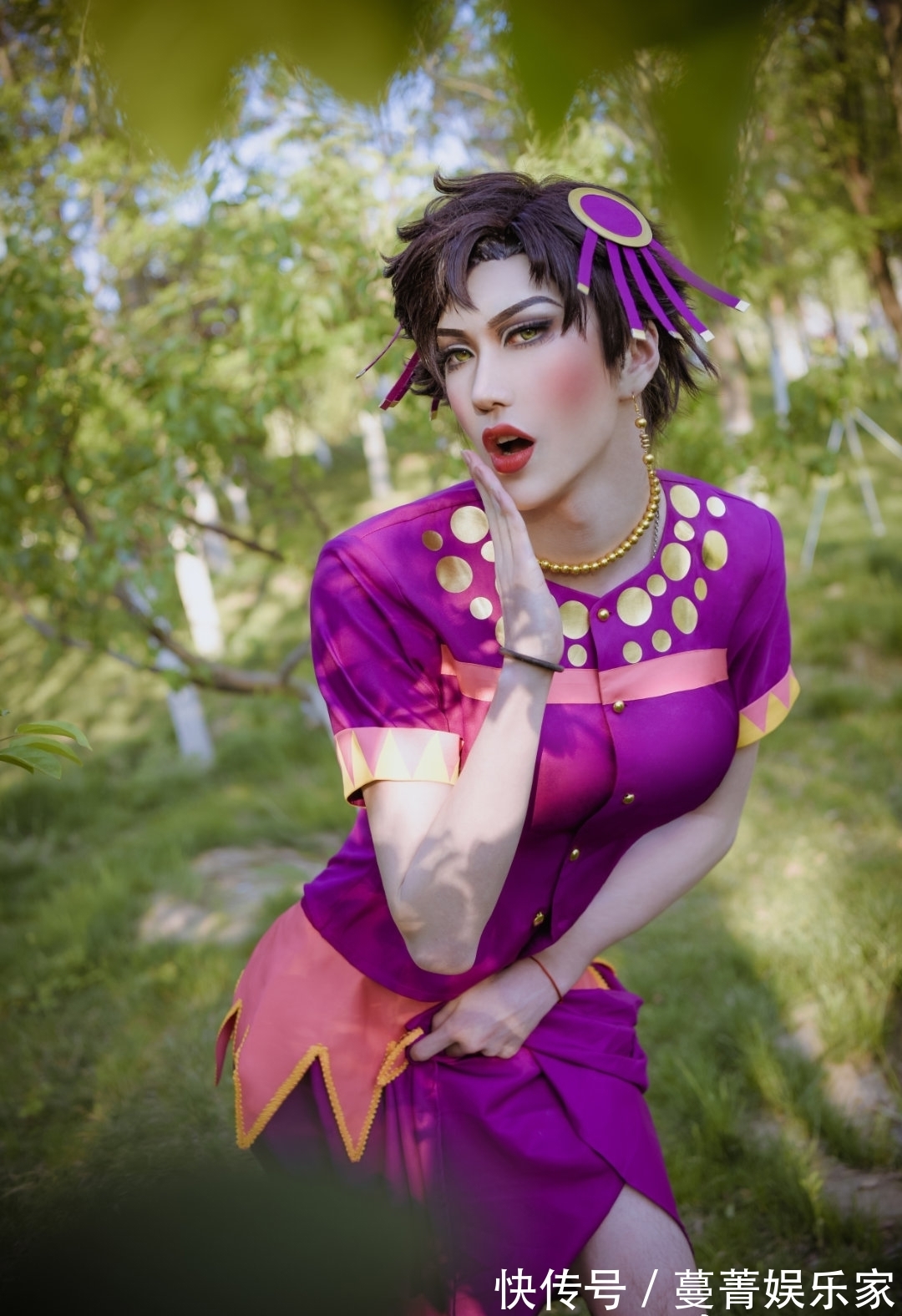 cos|JOJO“龙舌兰姑娘”登场,大佬cos最高境界,已经分辨不出性别了
