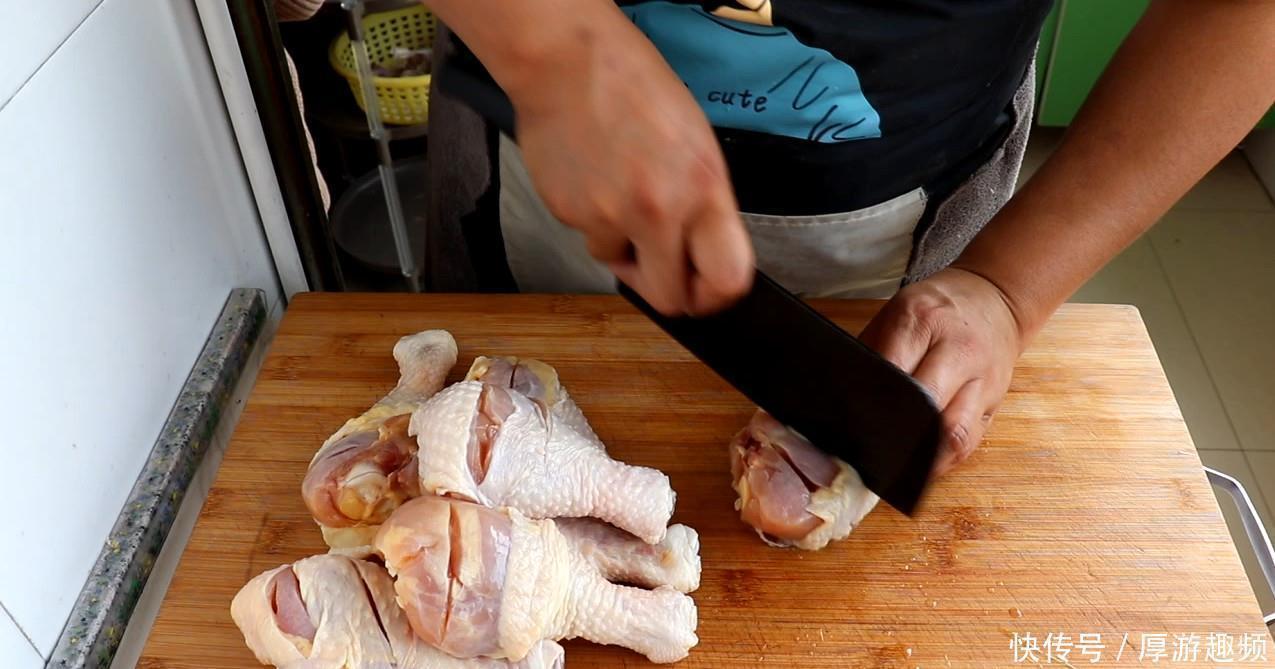 好吃|鸡腿最好吃的做法,肉香软烂脱骨,一次做一大锅鸡腿不够吃