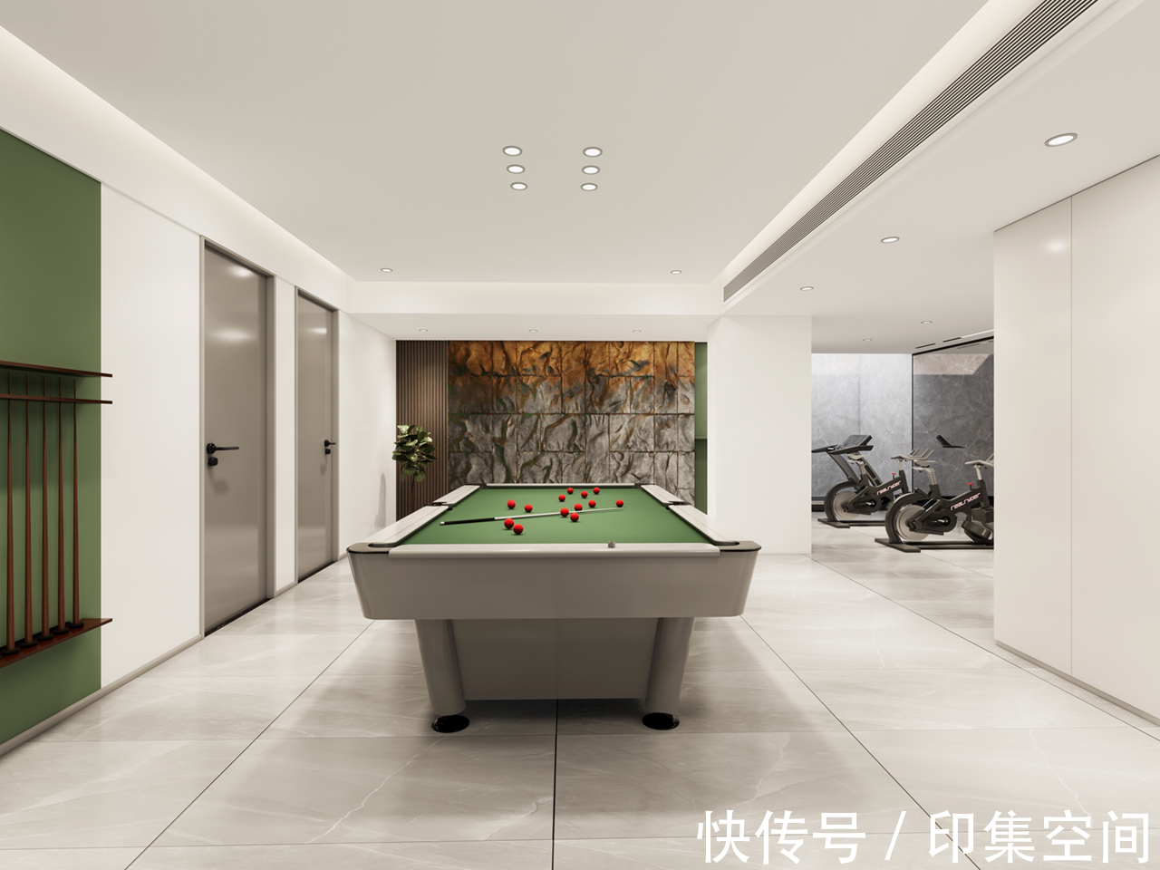 装修设计|鹿山台底跃370㎡现代极简风装修设计
