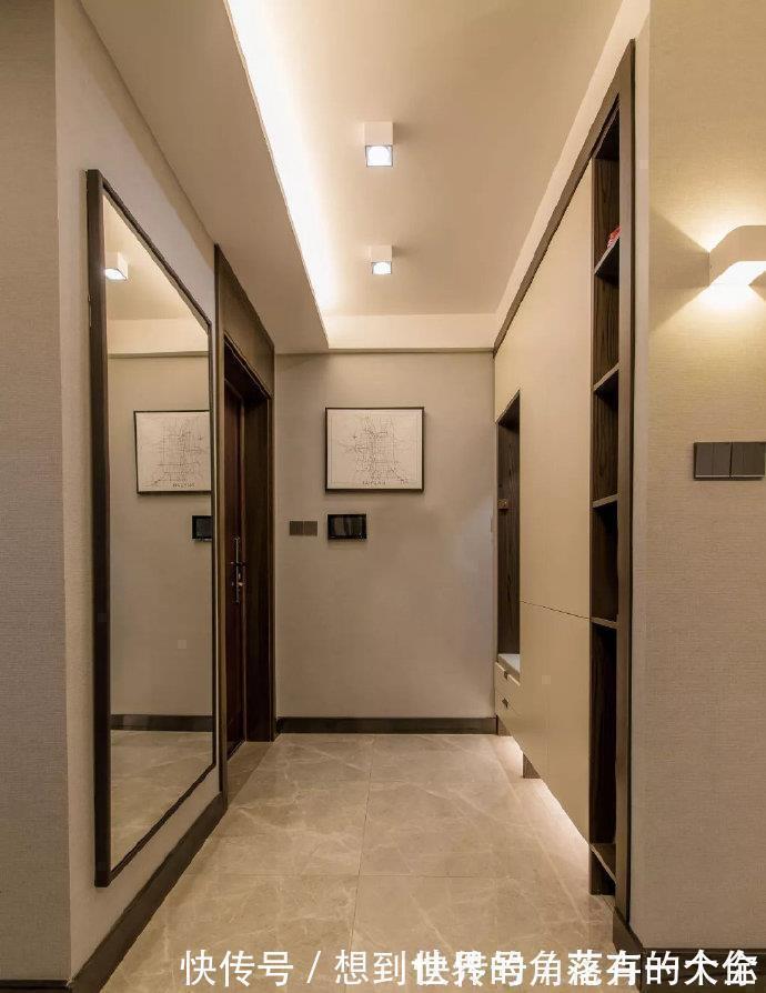 客厅|晒100平米新房，全屋相当大气耐看，尤其是客厅电视墙，漂亮极了