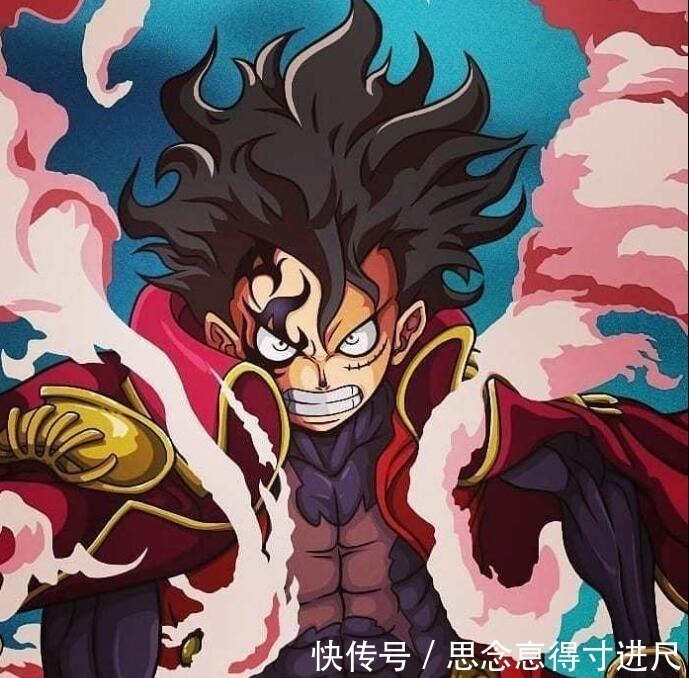 海贼王|海贼王海米画出了路飞的五档形态,这个样子实在太霸气了