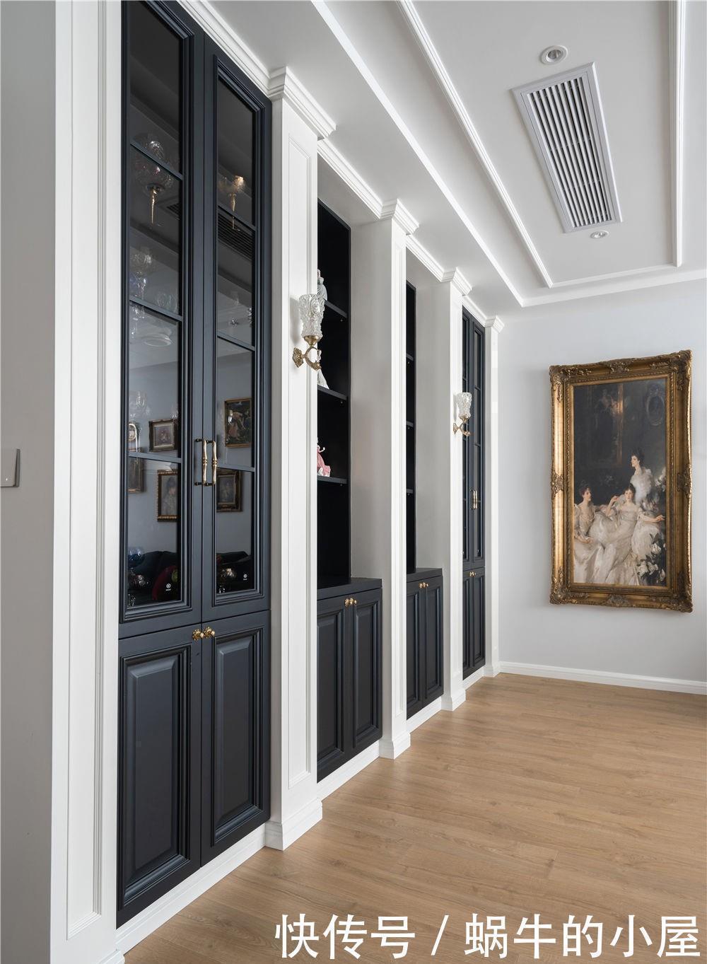 本案|中古风大别墅,9种色彩搭配3条动线,塑造华丽又精致的欧风空间