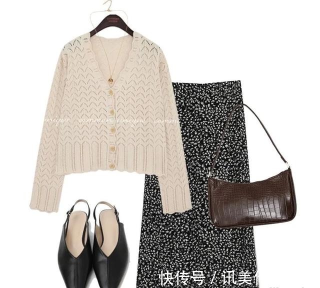 奶奶衫 今秋超美混搭CP，简直气质死了