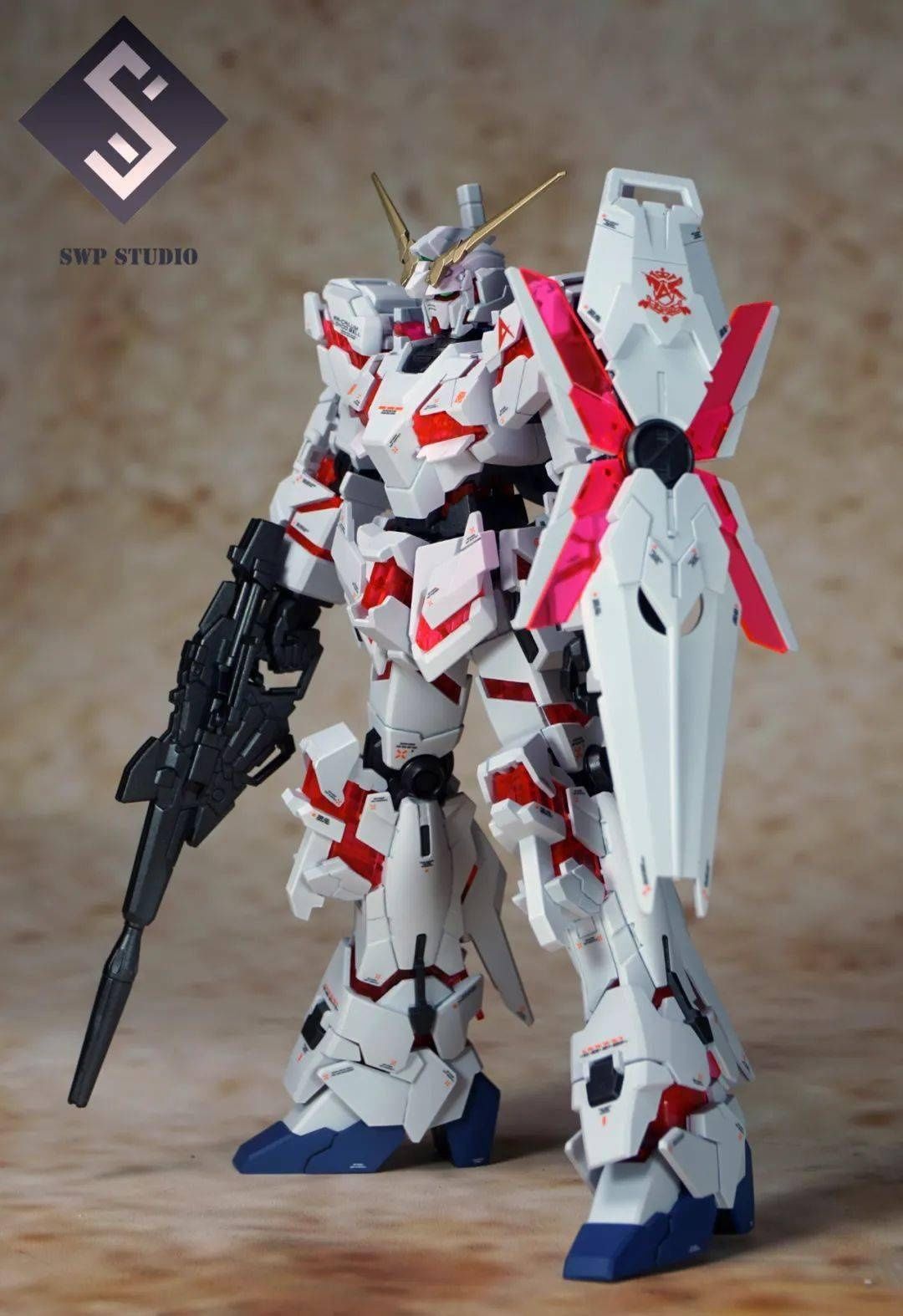 hg|HG独角兽平喷涂装，细节不够水贴凑