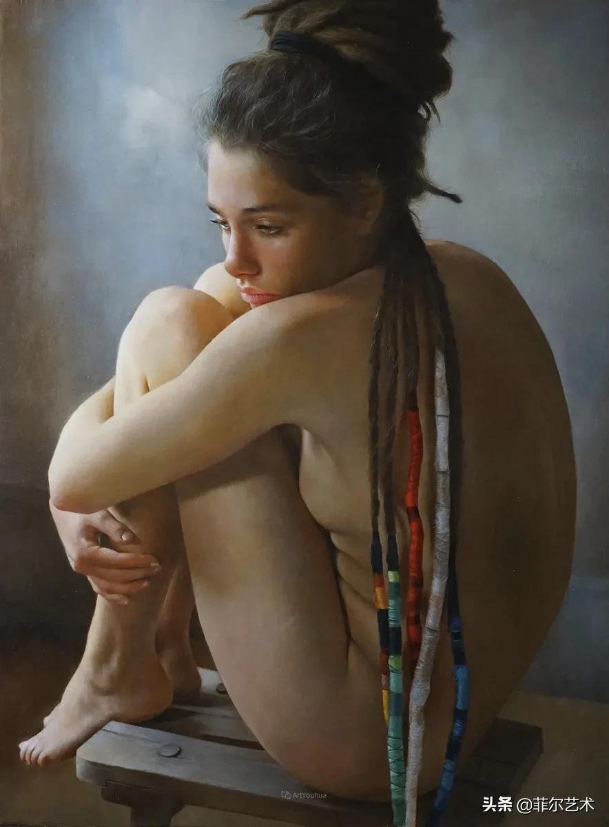 安妮·罗达!法国画家安妮·罗达超高清、超写实人物油画作品欣赏