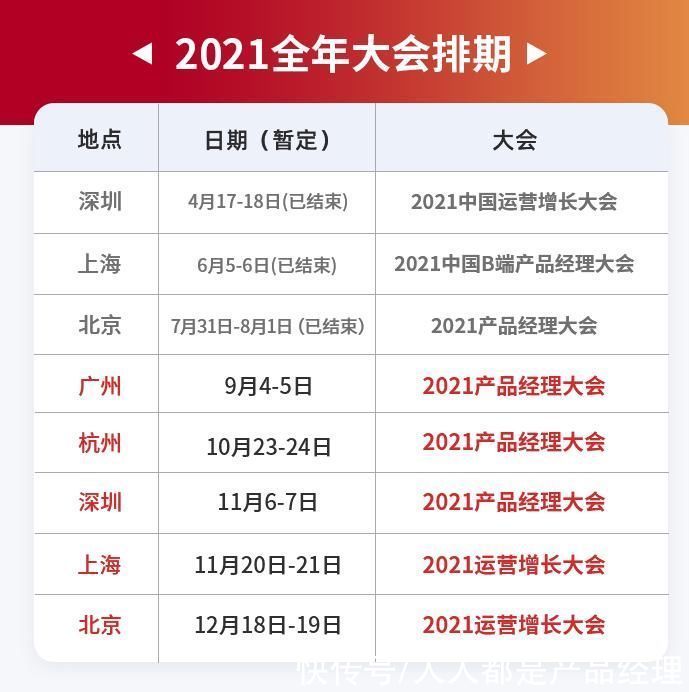经理|倒计时2天｜广州头部大厂、本地独角兽齐聚2021产品经理大会