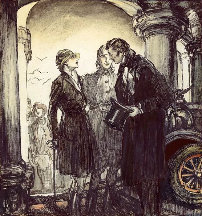 上流社会@美国最伟大的插画家,记录了上流社会的男男女女纸醉金迷的情景