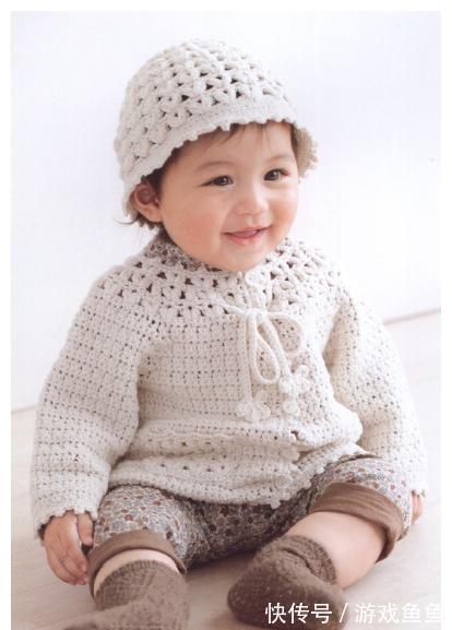 套装 3款活泼可爱的宝宝编织套装,附详细图解,宝妈们都说好看