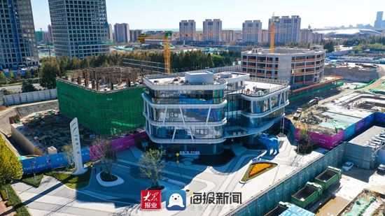 胡骏|航拍重点在建项目③：日照中央活力区按下项目建设加速键（视频+组图）