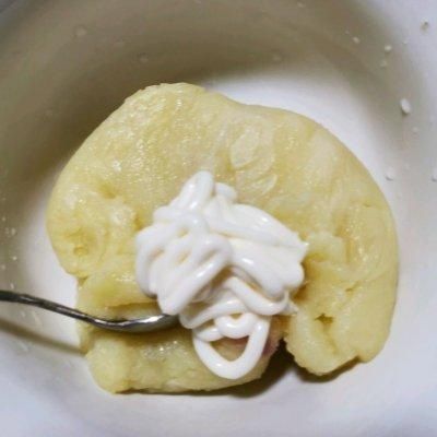 仿蛋黄酥 创意土豆沙拉球#一起土豆沙拉吧#