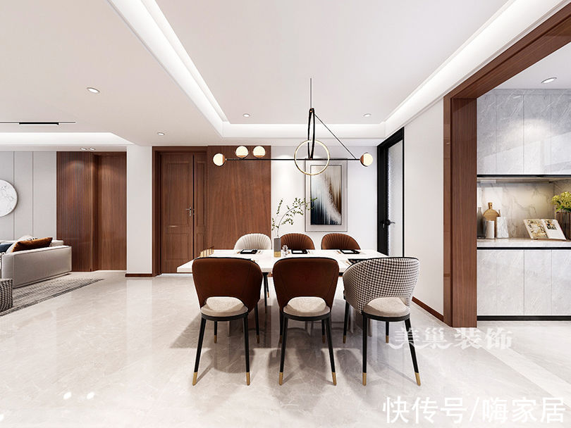 现代|郑州180㎡现代轻奢4室2厅，高级有品味的质感生活