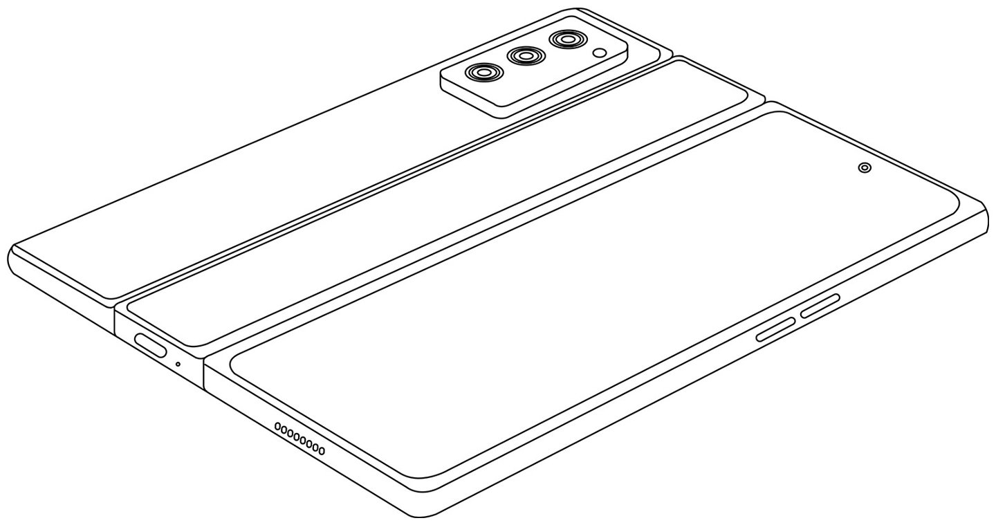 专利|OPPO 折叠屏手机外观专利获授权，可折叠两次