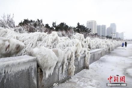 威海|北极圈威海分圈上线！山东威海现壮观冰凌