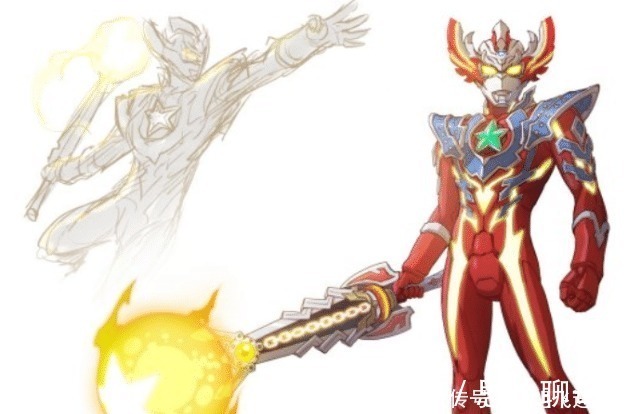 泰迦|奥特曼当泰迦三重剑可以变化形态,风马忍刀无比帅气,七彩巨剑瞩目!