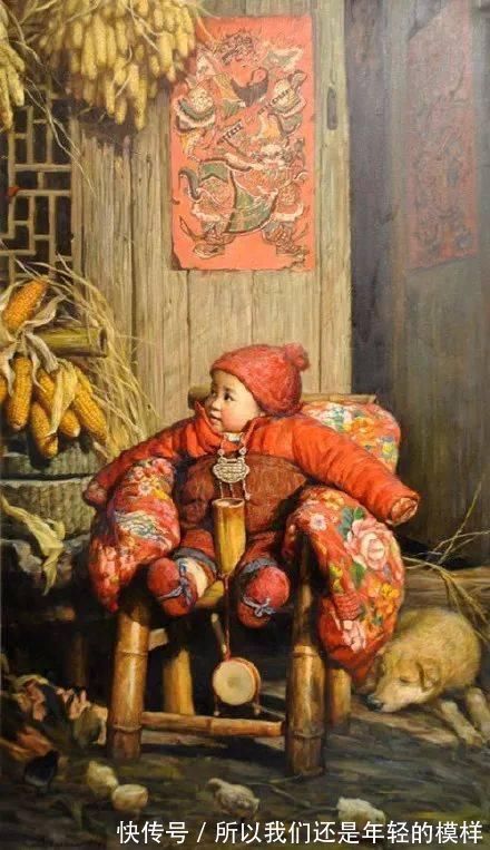 中国农村&绝对硬实力,火遍全球的油画作品,承载了一代人的深刻记忆,张张感人至深~