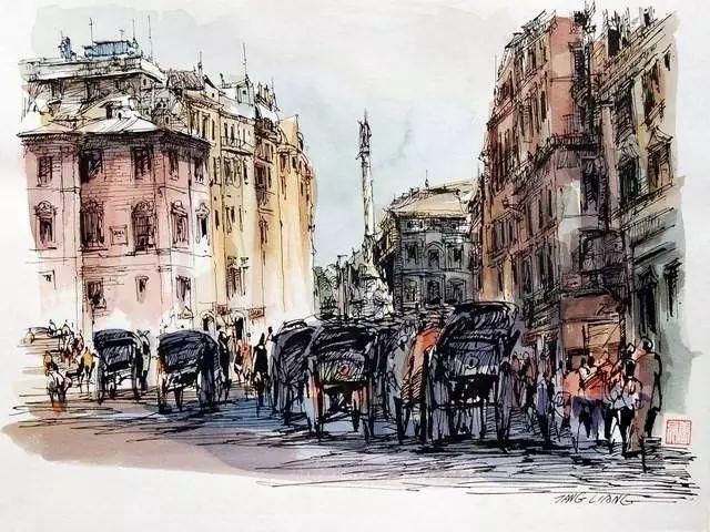  极品六大钢笔画，我是一张张跪着看完的，简直美爆