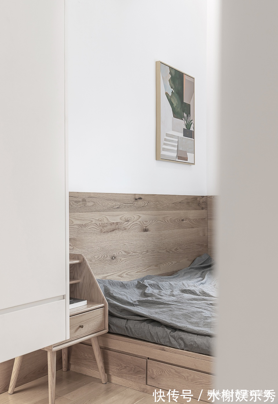 温馨|她买下59㎡小宅,半平米都不浪费,挤出三室,装修后室内温馨大方