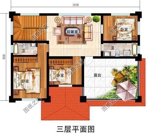 设计图|农村三层最简单小楼房设计图，好看又时尚，这样的房子你从哪儿找