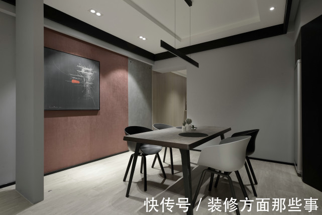 组合柜|125平现代风三居室,给人带来前卫、不受拘束的感觉