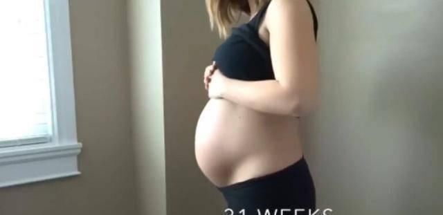 妊娠纹|孕期,孕妇的肚子怎么变化7张图告诉你答案,心疼孕妈