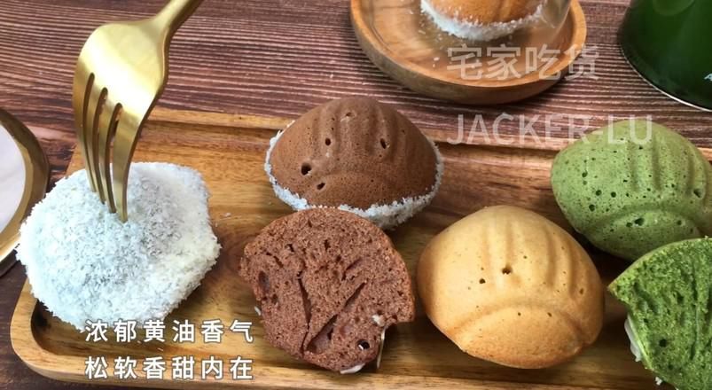 香气|三色栗子玛德琳,浓郁黄油香气小甜品。