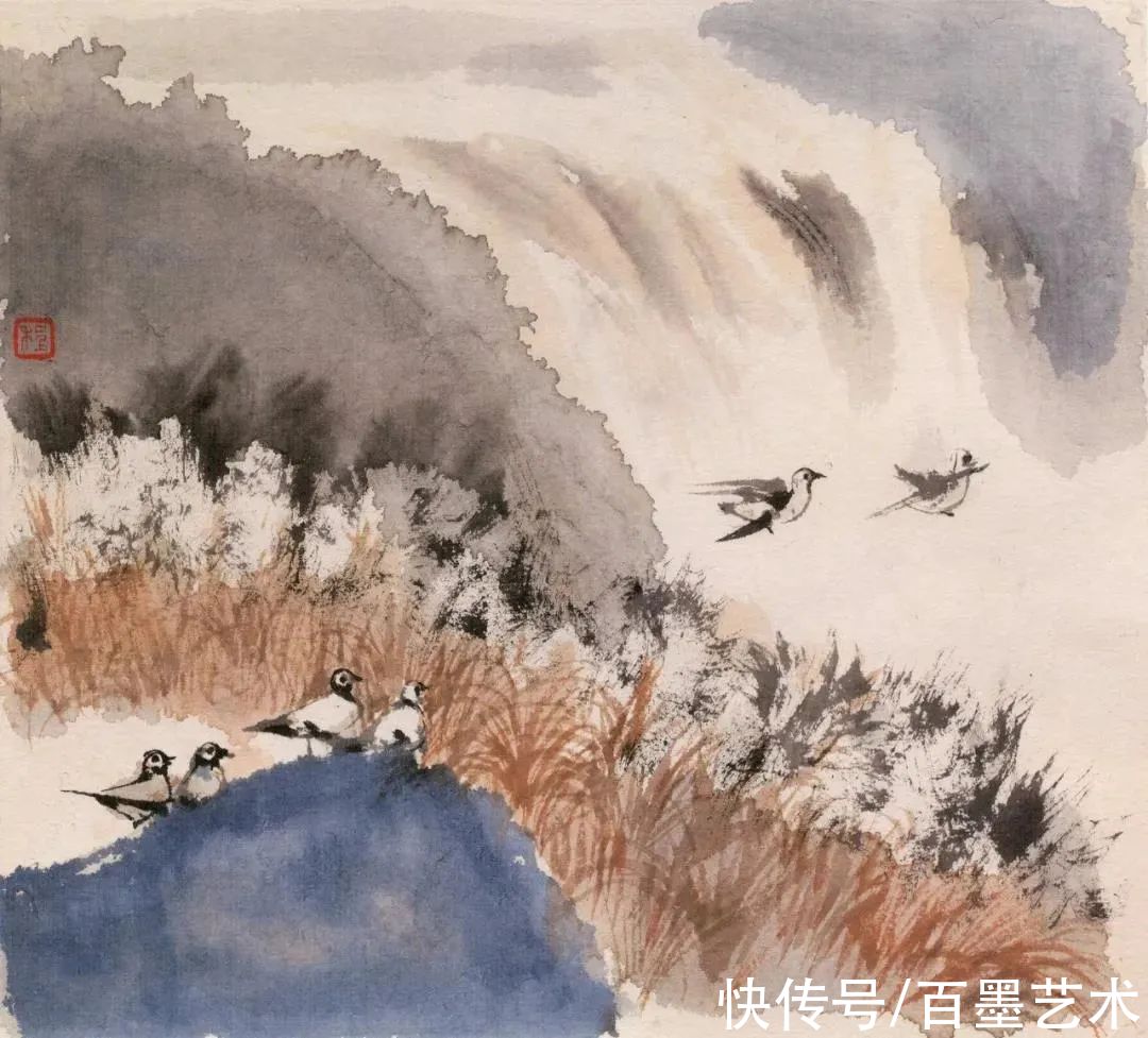 汪大文|程十发送女弟子四组册页,隐藏了四十年的精彩