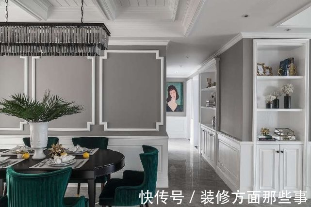 成就|167平美式四居室明快光鲜,不经意中也能成就一种休闲式的浪漫