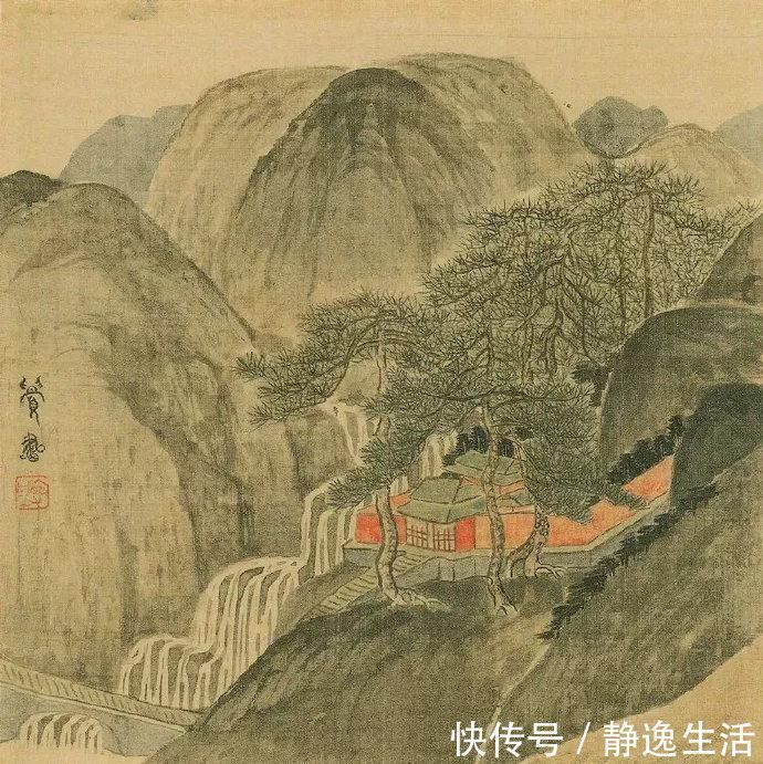 阳曲人#明清文人的山水情怀——傅山、傅眉父子《山水花卉册》欣赏