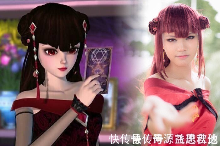 coser|叶罗丽跨越次元壁，真人版的叶罗丽，领略真人齐娜的独特魅力