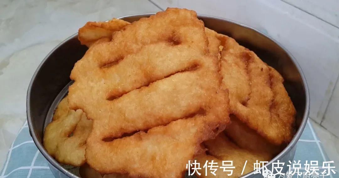 早餐饼|早餐饼最好吃的做法，锅里一炸，个个松软不吸油，我家一周吃五次