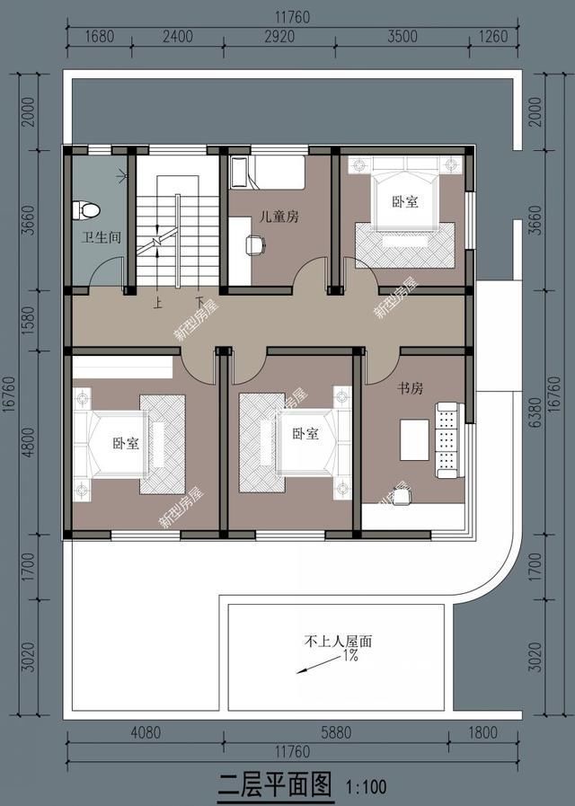 平面|车子买不起，车库必须有！分享几套农村建房图纸，最低25万搞定