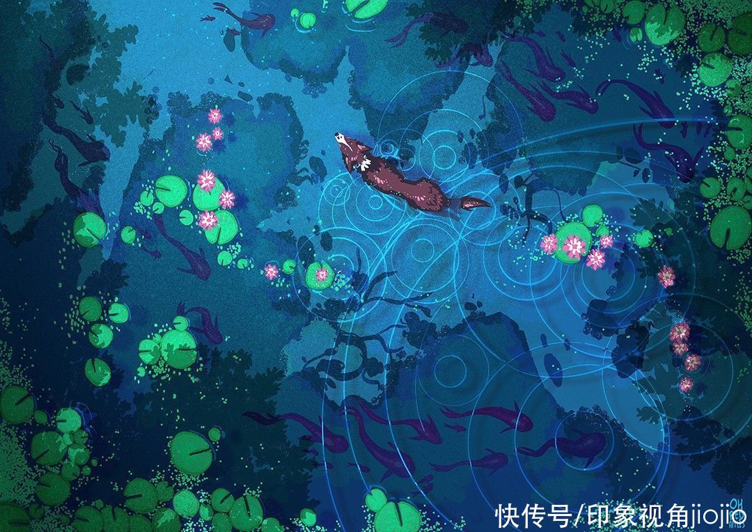 配色绝佳的场景设定，色彩的搭配很令人向往