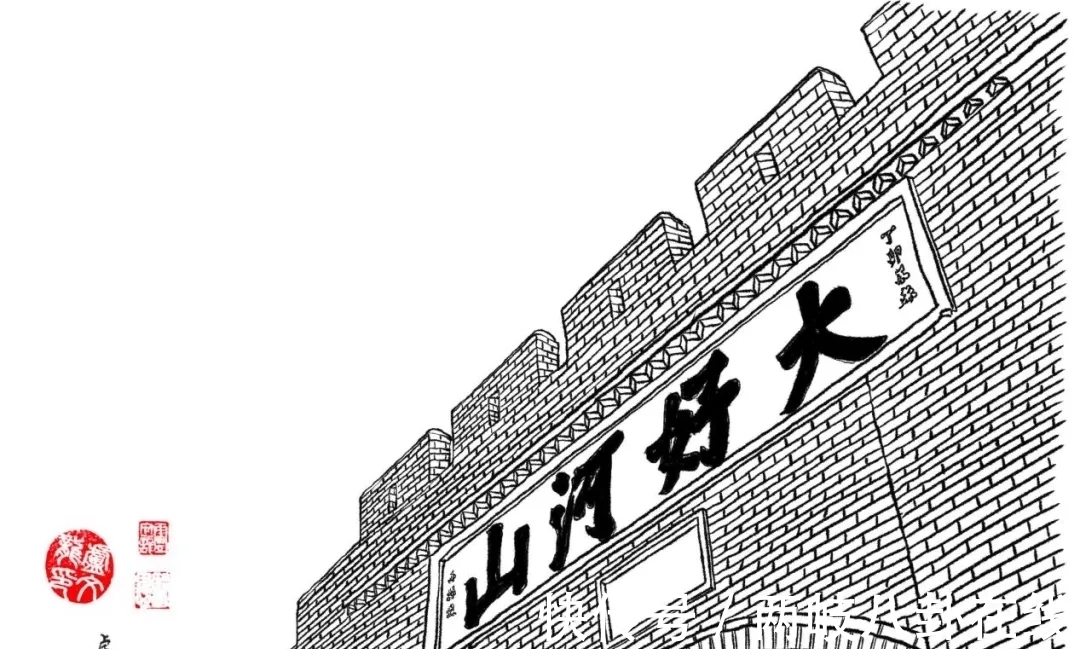 任子威@近400幅冬奥主题手绘插画均出自燕大老师之手