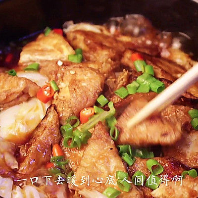 豆腐做白菜豆腐煲