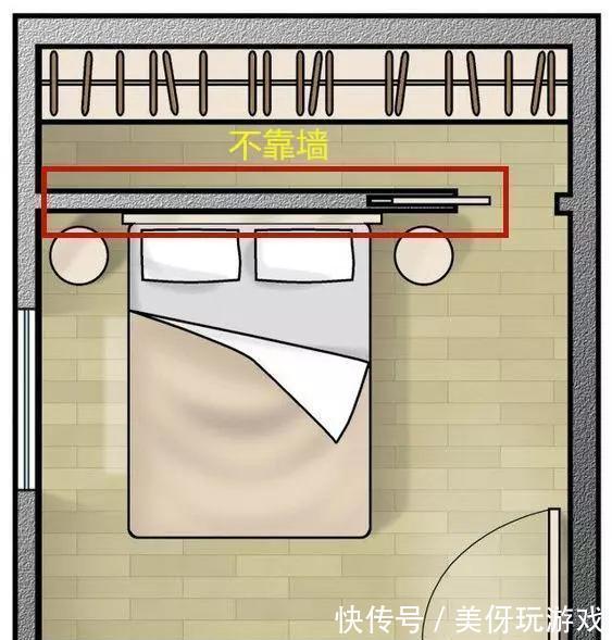 床头|现在卧室床头流行不靠墙，往前挪80公分，“多出”一个衣帽间