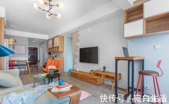 北欧风|谁说北欧风都是性冷淡？它也可以很缤纷，这套北欧风就很有格调