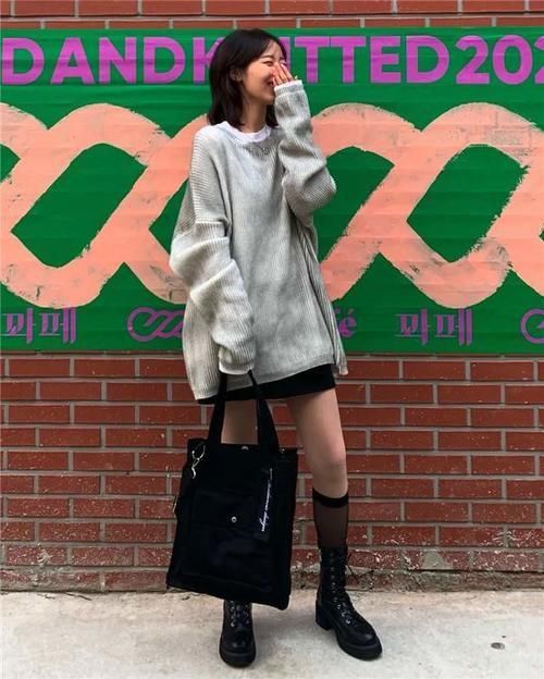 街拍|美不美,看气质,会穿才是高手,建议你多看看韩国街拍