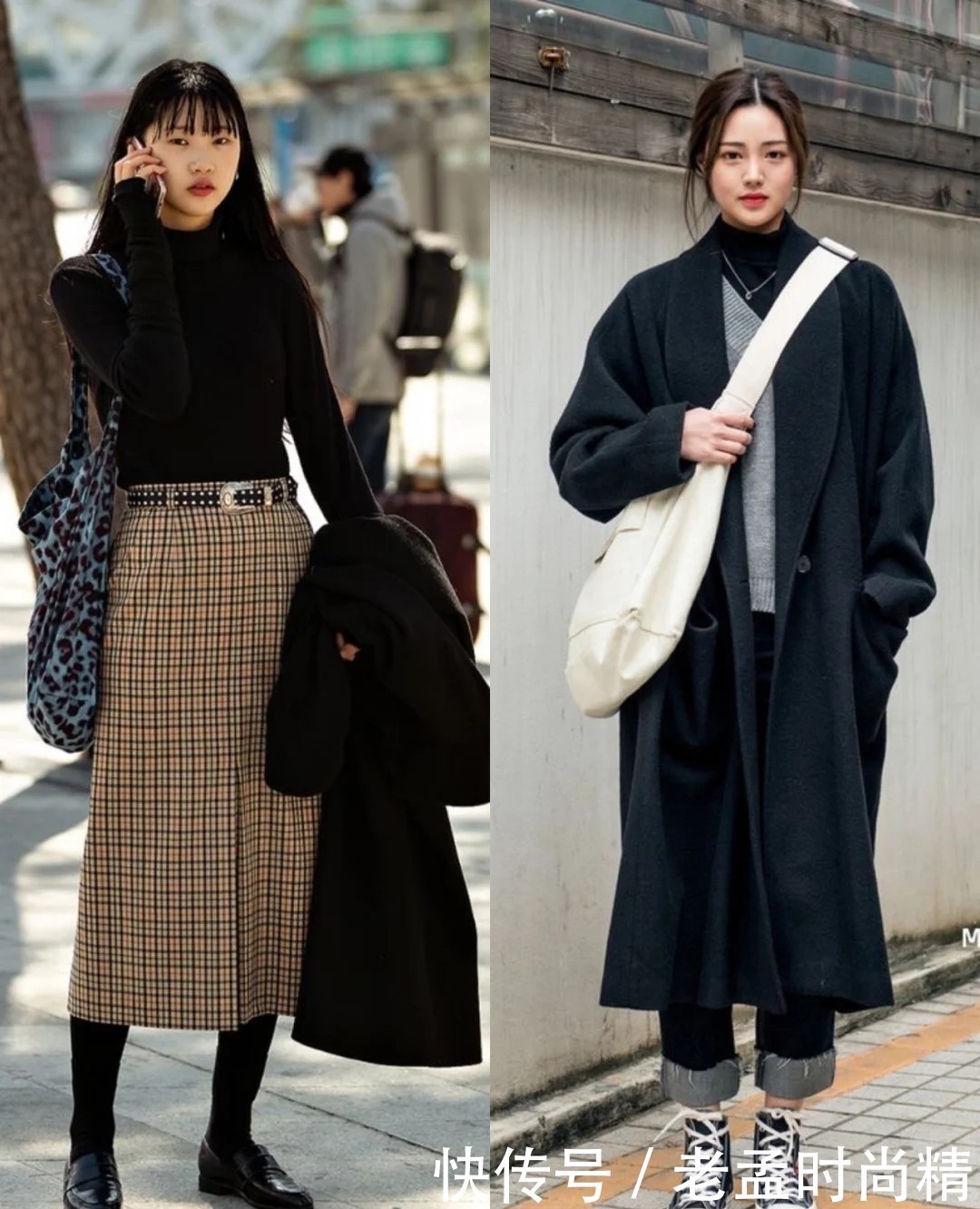 搭配|永不过时的黑色大衣, 今冬这样搭配更时髦! 回头率满满