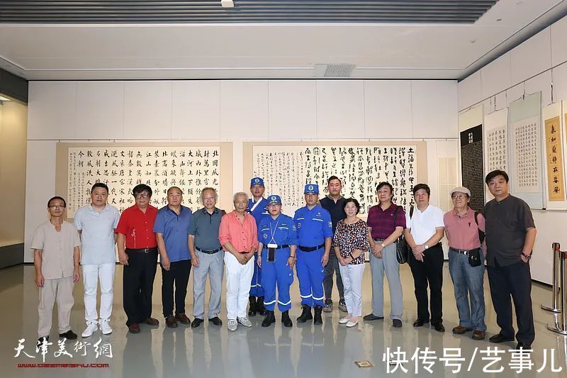 蓝天救援队|孙荣刚师生展滨海圆满收官呈两大看点：书画致敬英雄 收李建华为徒