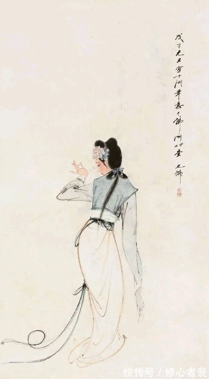 国画界@以仕女享誉画坛｜国画大家胡也佛的仕女图，清新脱俗，百看不厌！