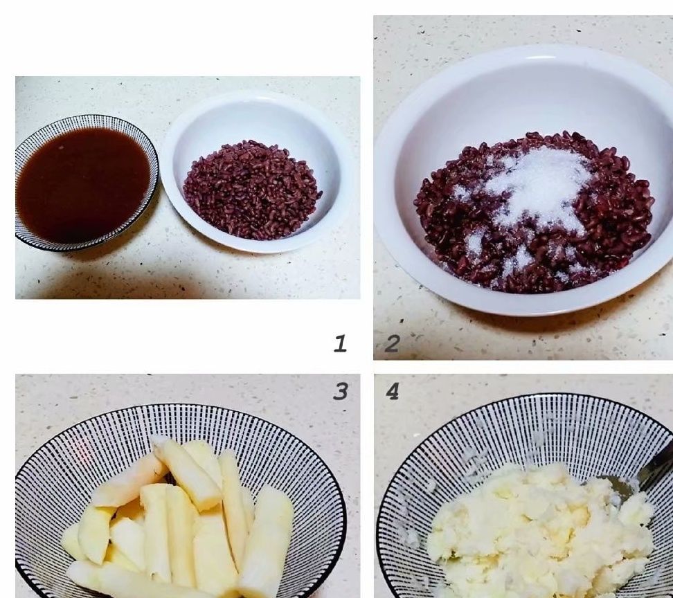 2根山药,1碗红豆,30分钟做出绵软可口的红豆山药糕