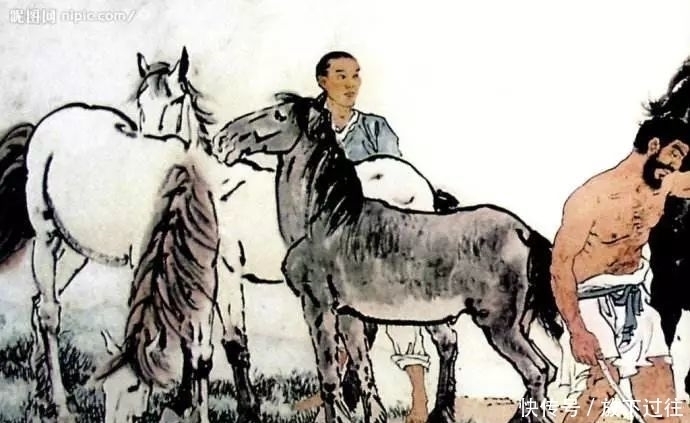 范曾$难怪徐悲鸿的这幅“白描”能卖出4370万,你看看是谁补的画?