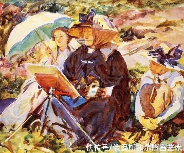 高特鲁夫人&美国伟大画家萨金特因《高特鲁夫人》作品,被法国艺术圈“封杀”