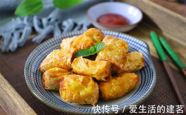 肉馅|一张豆皮一块肉，教你做特色美食，喷香酥脆，上桌就光盘