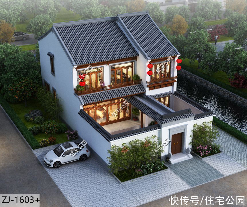 占地尺寸|2020年排名前十的10套二层户型图,尤其是第六套,谁看了都满意