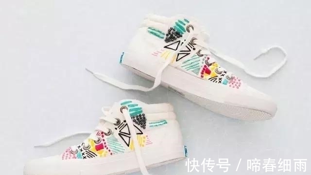 diy 小白鞋穿腻了?试下刺绣后的小白鞋,一样穿出“花”样!附教程