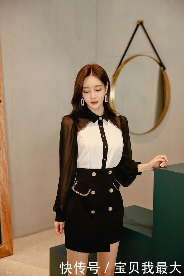 女神孙允珠时尚穿搭薄纱微透裙装,性感迷人