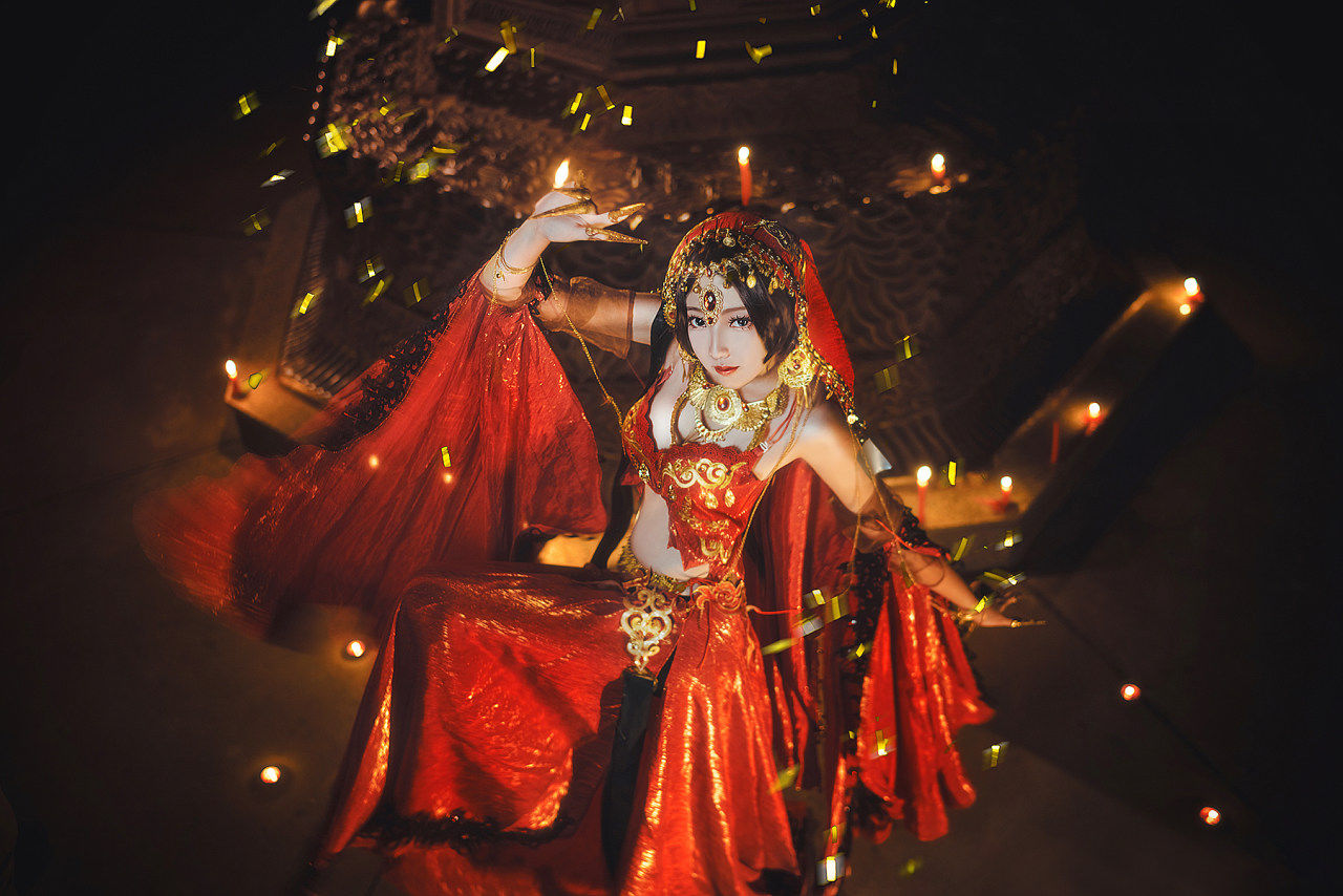 cospl劍網3 紅衣教探雪cosplay