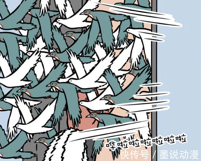 精卫|非人哉:九月去做客,精卫家被鸟包围,吃个蛋黄酥都成难事